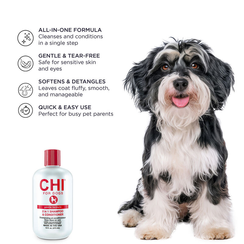 CHI For Dogs 2 in 1 Shampoo and Conditioner, , large image number null